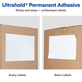 Avery® Shipping Labels w/ Paper Receipts, TrueBlock® Technology, Permanent Adhesive, 5-1/16" x 7-5/8", 50 Labels (5127)