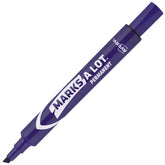 Avery® Marks A Lot® Permanent Markers, Large Desk-Style Size, Chisel Tip, 1 Purple Marker (08884)