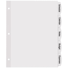 Avery® Big Tab™ Printable White Label Dividers, Easy Peel Labels®, 5 Tabs per Set, White (20 Sets of 14434)