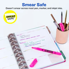 Avery(R) Hi-Liter(R) Pen-Style Highlighters, SmearSafe(R), Chisel Tip, 1 Fluorescent Pink Highlighter (23592)