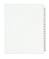 Avery® Standard Collated Legal Dividers Avery Style, Letter Size, 126-150 Tab Set (1335)