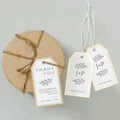Avery&reg; Tags with Metallic Gold Borders and Strings, 2" x 3-1/2", 40 Total, Laser/Inkjet Printable Tags (3326)
