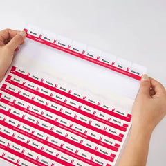 Avery&reg; Print & Apply Clear Label Sheet Refills, Index Maker&reg; Easy Apply&trade; Labels, 8-Tab, 3 Sheets (11226)