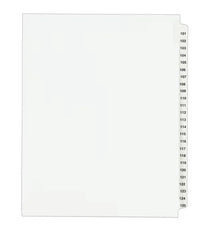 Avery&reg; Standard Collated Legal Dividers Avery Style, Letter Size, 101-125 Tab Set (1334)