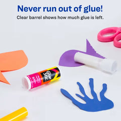 Avery(R) Glue Stick, White, 0.26 oz., Washable, 1 Permanent Glue Stick (00166)
