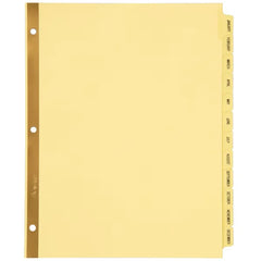 Avery&reg; Preprinted Dividers, 12-Tab Set, Jan.-Dec. (11307)