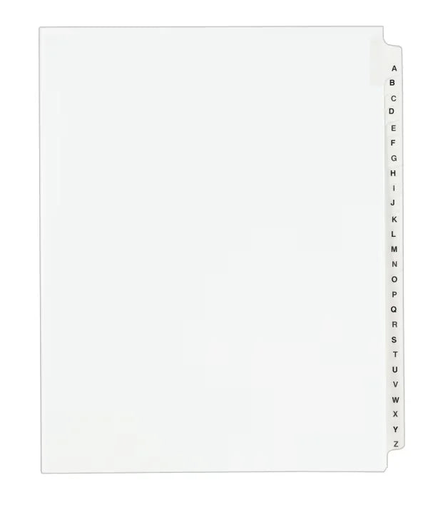 Avery&reg; Standard Collated Legal Dividers Avery Style, Letter Size, A-Z Tab Set (1400)
