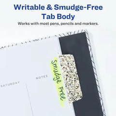 Avery&reg; Ultra Tabs&reg; Luxe Collection Margin Tabs, 2-1/2" x 1", Assorted Holographic Trio Designs, 16 Tabs (74179)