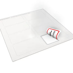 Avery&reg; Flexible Adhesive Name Badges, 2-1/3" x 3-3/8", Red Border, 400 Removable Name Badges (05095)