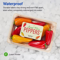 Avery&reg; Waterproof Shipping Labels with Sure Feed&reg;, 3-1/3" x 4", White, Laser Compatible, 300 Labels Total (5524)