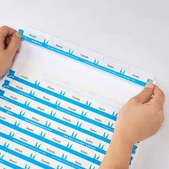 Avery&reg; Print & Apply Clear Label Sheet Refills, Index Maker&reg; Easy Apply&trade; Labels, 5-Tab, 3 Sheets (11225)