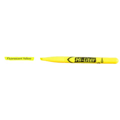 Avery&reg; Hi-Liter&reg; Pen-Style Highlighters, SmearSafe&reg;, Chisel Tip, 1 Fluorescent Yellow Highlighter (23591)