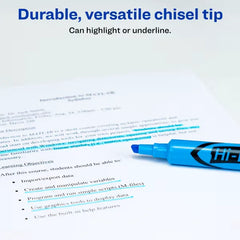 Avery(R) Hi-Liter(R) Desk-Style Highlighters, SmearSafe(R), Chisel Tip, 1 Light Blue Highlighter (07746)