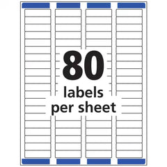 Avery&reg; Return Address Labels, Sure Feed&trade; Technology, Permanent Adhesive, 1/2" x 1-3/4", 20,000 Labels (5967)