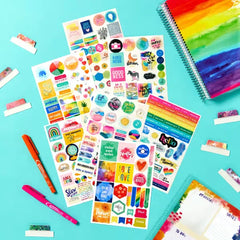 Avery&reg; + Amy Tangerine&reg; Designer Collection Planner Stickers, 20 Sheets of Weekly Planner Stickers, Set of 744 Planner Stickers, Monthly and Daily Accessories for Journals and Calendars (6782)