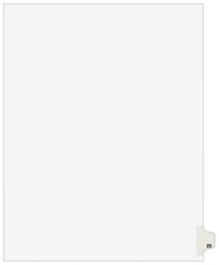 Avery&reg; Individual Legal Dividers Avery Style, Letter Size, #25 (1025)