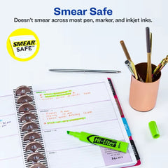 Avery(R) Hi-Liter(R) Desk-Style Highlighters, SmearSafe(R), Chisel Tip, 1 Fluorescent Green Highlighter (24020)
