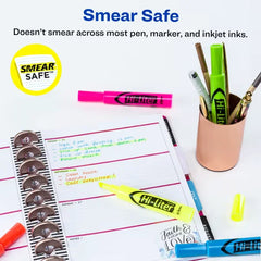 Avery(R) Hi-Liter(R) Desk-Style Highlighters, SmearSafe(R), Chisel Tip, 12 Assorted Color Highlighters (98034)