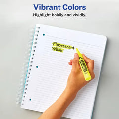 Avery&reg; Hi-Liter&reg; Desk-Style Highlighters, SmearSafe&reg;, Chisel Tip, 1 Fluorescent Purple Highlighter (24060)