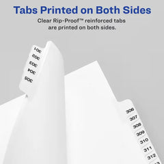 Avery&reg; Individual Legal Dividers Avery Style, Letter Size, #25 (1025)