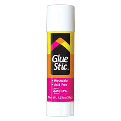 Avery(R) Glue Stick, White, 1.27 oz., Washable, 1 Permanent Glue Stick (00196)